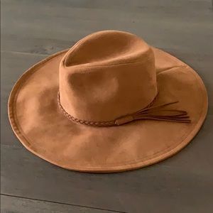 Brown Suede Hat